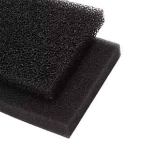 Tấm mút xốp hút nước, A14 đen KT460x440x10mm - Ảnh 1