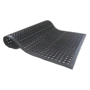 Cao su tấm chống trượt, vân kim cương màu đen KT4000x2000xT2mm - Ảnh 1