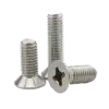 Bộ vít đầu bằng thân bu lông kèm đai ốc M2.5, DIN965-M2.5x10-SUS201 - Ảnh 1