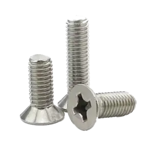 Bộ vít đầu bằng thân bu lông kèm đai ốc M2.5, DIN965-M2.5x10-SUS201 - Ảnh 1