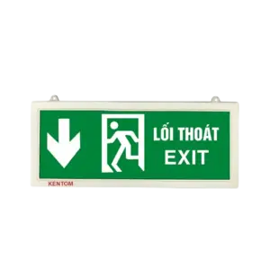 Đèn thoát hiểm, KT-110 (04) loại 1 mặt xuống cầu thang, Kentom - Ảnh 1
