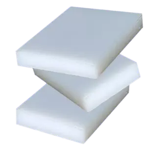 Tấm nhựa POM, màu trắng KT500x500x10mm - Ảnh 1