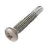 Vít tự khoan đầu tròn, M3x8mm-SUS304 (100 cái/ gói) - Ảnh 1