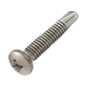 Vít tự khoan đầu tròn, M3x8mm-SUS304 (100 cái/ gói) - Ảnh 1