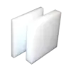 Mút phẳng tiêu âm, màu trắng KT1.5x1.9mx10mm - Ảnh 1