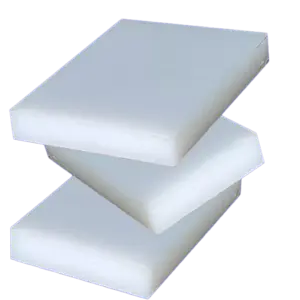 Tấm nhựa POM, màu trắng KT500x500x50mm - Ảnh 1