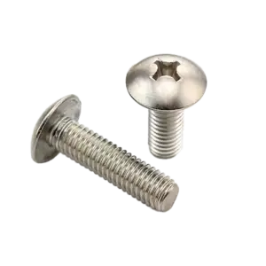 Vít pake đầu dù thân bu lông, IFF-27- M5x15mm thép mạ kẽm - Ảnh 1