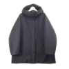 bl009641 ao khoac hybrid down short coat mau den 439711 uniqlo