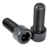 Bu lông lục giác chìm đầu bằng, DIN7991-M6x12-Bk màu đen - Ảnh 1