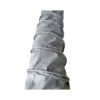 bl040148 ong gio mem vai simili chong chay mau xam chiu nhiet do 450 do c phi 300 10m cuon